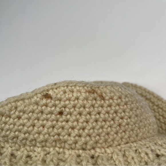 Vintage Beanie Beret Fisherman Knit Hat Chunky Ireland John Molloy Donegal Wool - Picture 12 of 12